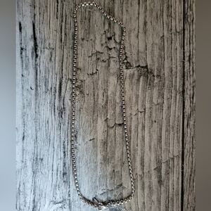 Stainless Steel Round Box Chain Necklace
